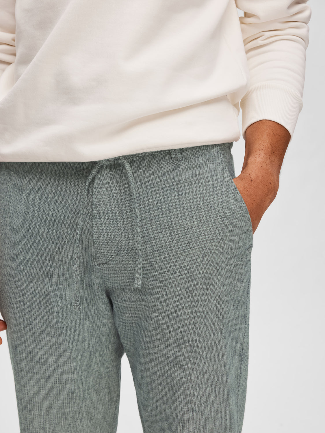 SLH172-SLIMTAPE Pants - Sky Captain